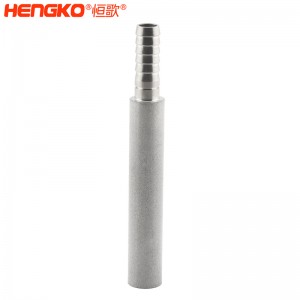廠家批量生產(chǎn)不銹鋼粉末燒結(jié)曝氣頭擴散器 孔隙率高流通速度快，用于臭氧發(fā)生器